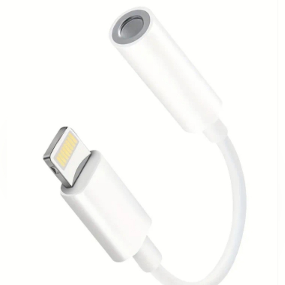 Apple Lightning to 3.5 mm Headphone Jack Adapter.